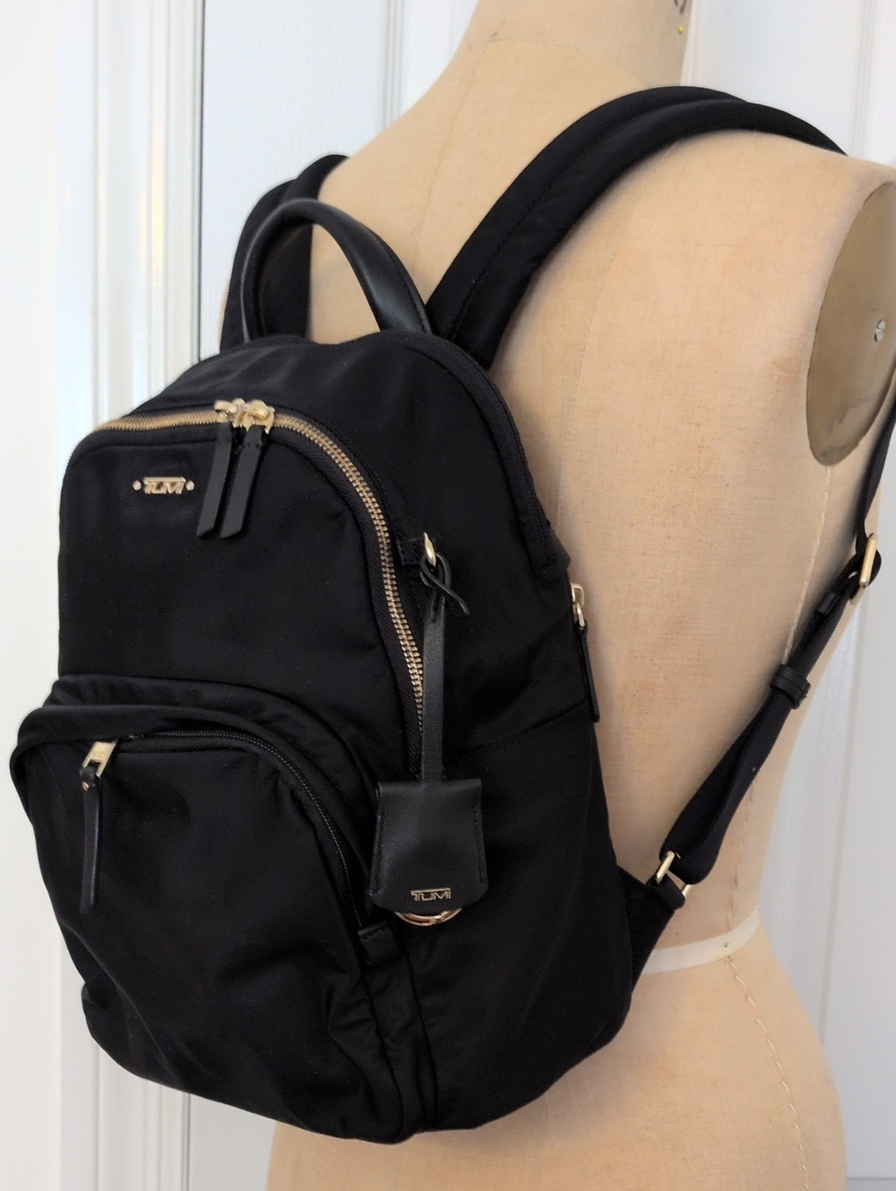 Tumi Black Nylon Dori Backpack - Picture 2 of 12